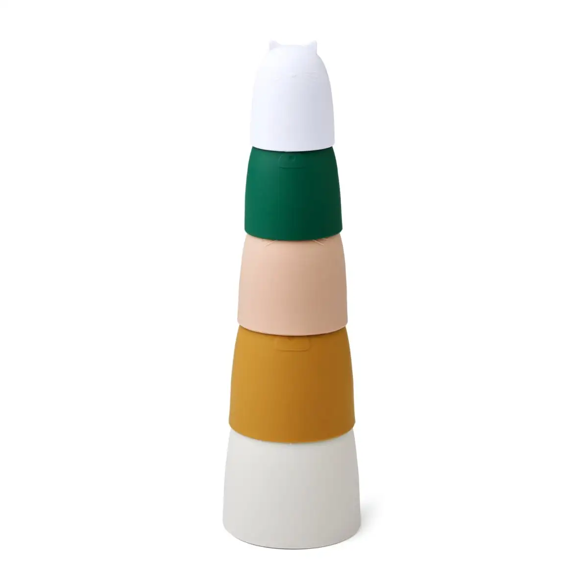 Liewood Stapelspielzeug Annelie „Garden green multi mix“ aus Silikon