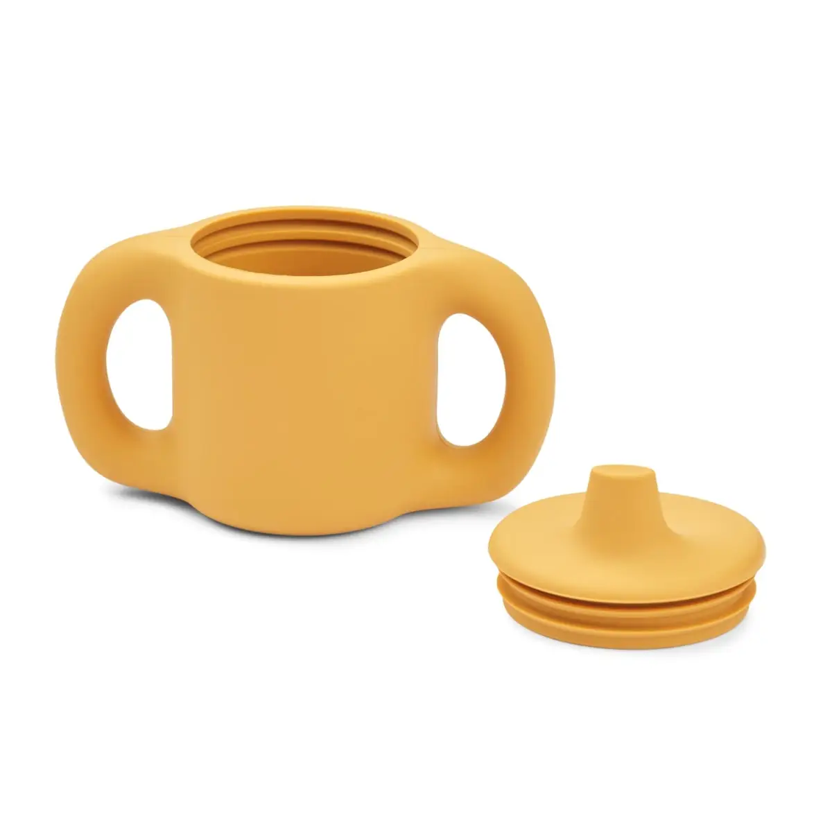Liewood Baby-Trinkbecher Katinka „Yellow mellow“ aus Silikon