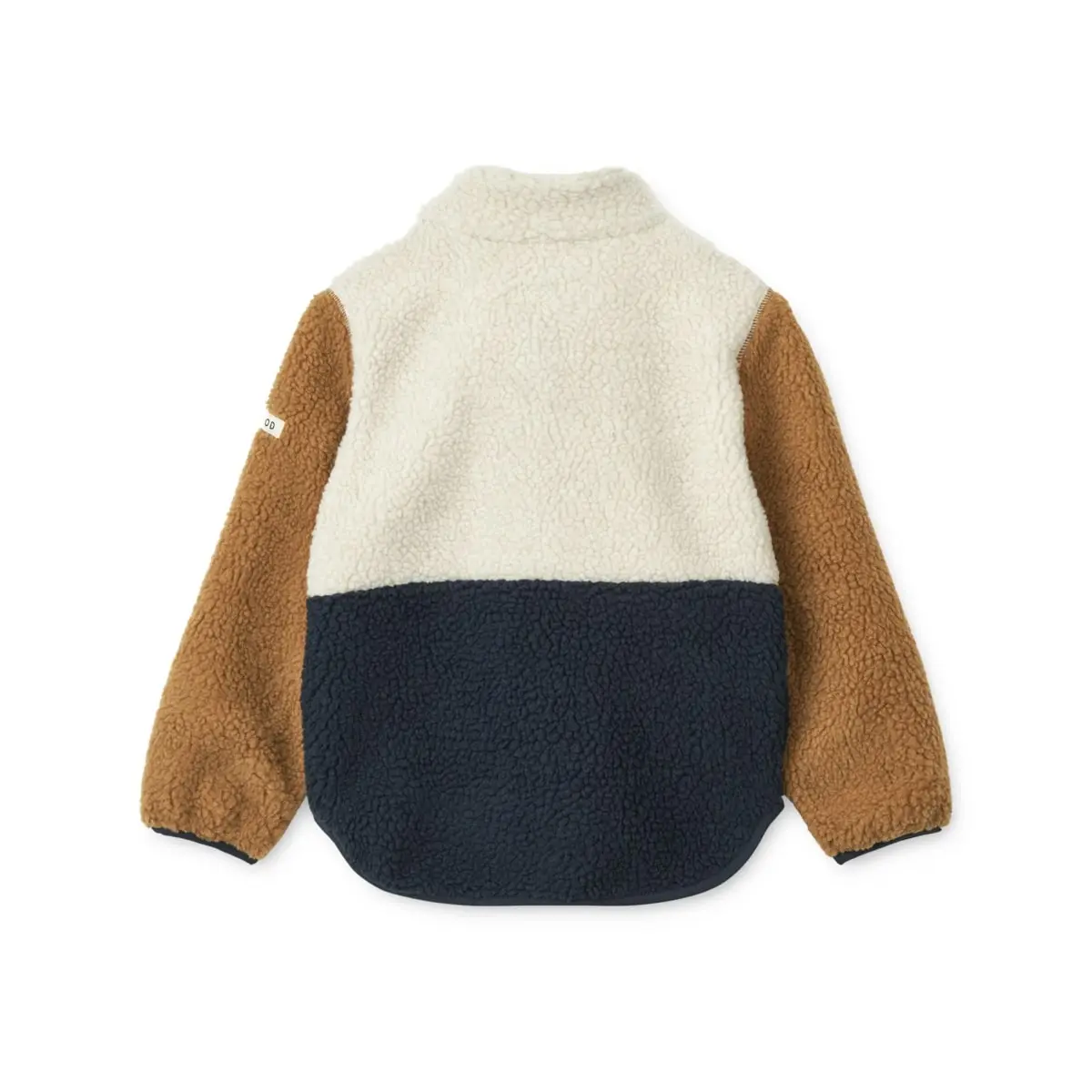 Liewood Nolan Sherpa Jacke für Kinder „Classic navy multi mix“