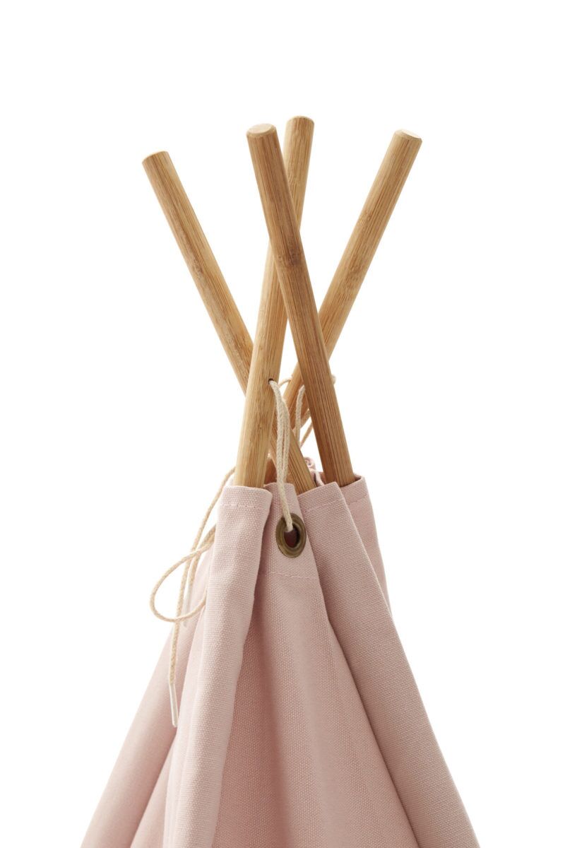 Kids Concept Tipi Zelt Mini rosa Spitze