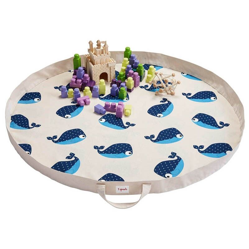 3 sprouts Spielzeugmatte Wal mit Spielzeug
