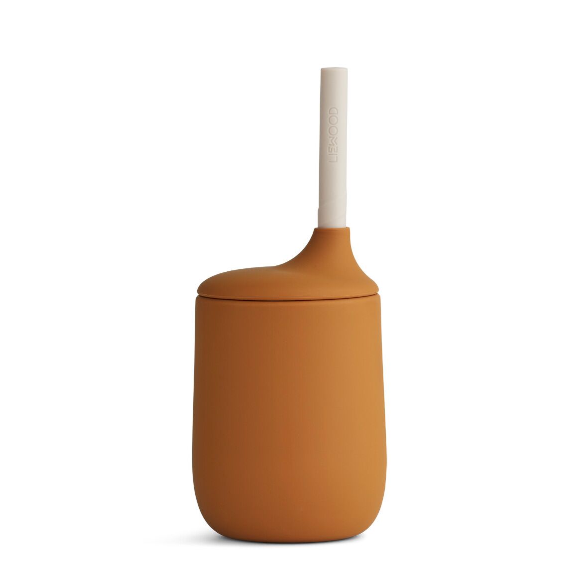 Liewood Ellis Trinkbecher „Mustard : sandy mix“ aus Silikon