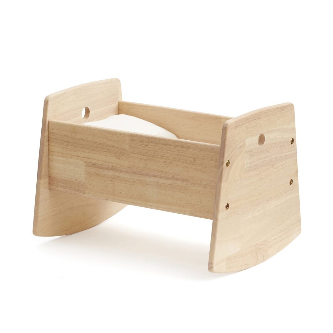 Kids Concept Puppenwiege inkl. Bettwäsche natur