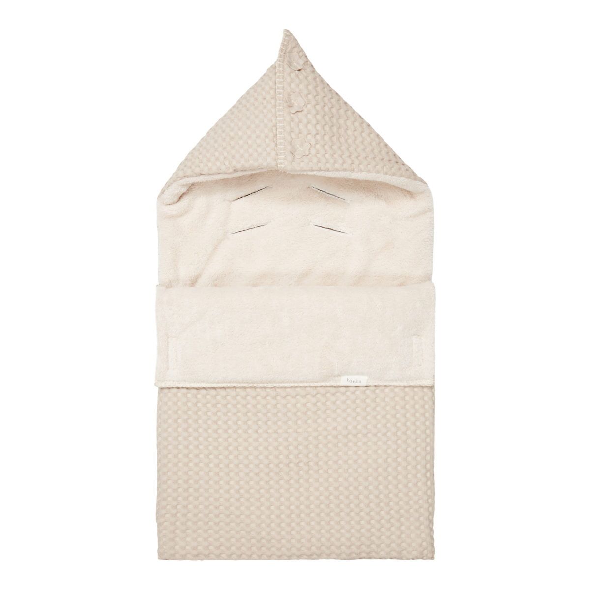koeka Fußsack Oslo „sand : pebble“ für 3-Punktgurt