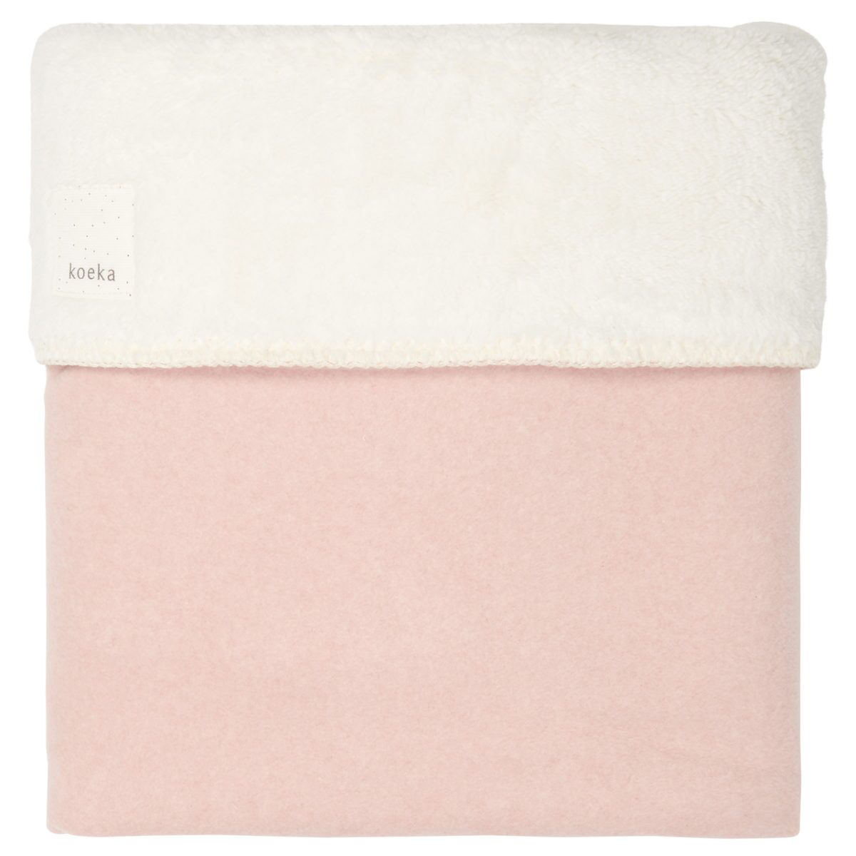 koeka Kinderdecke Vancouver Teddy „shadow pink“, 100x150cm