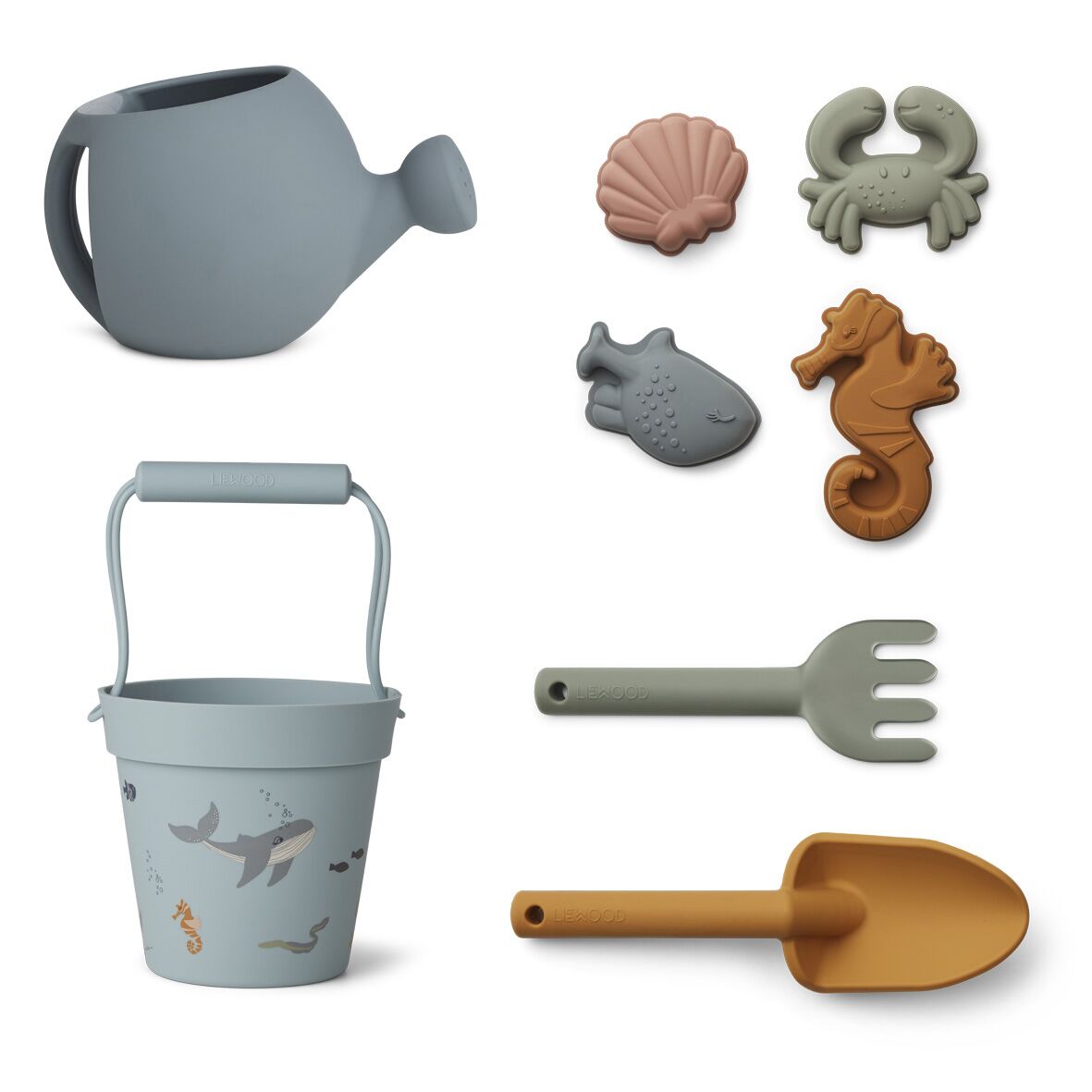 Liewood Florence Strand- und Garten-Set „Sea creature sea blue multi mix“