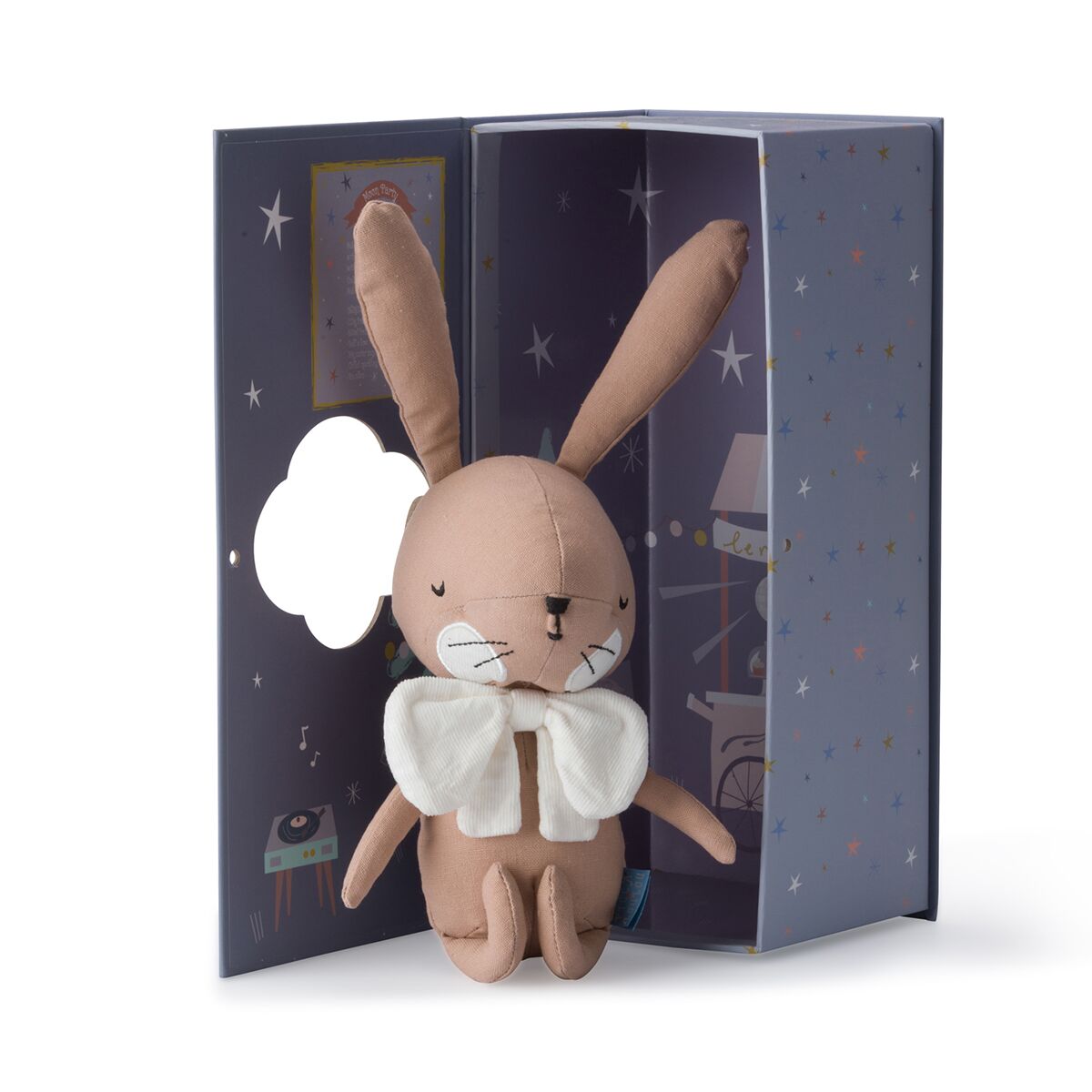 Picca Loulou Kaninchen in Geschenkbox, rosa, H18cm 04