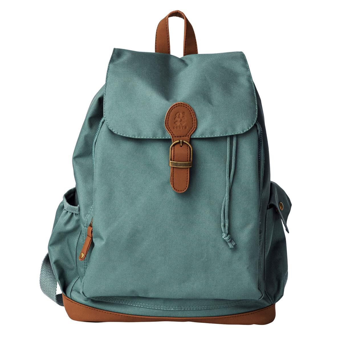Sebra Junior Rucksack, spruce green, recycelt 01