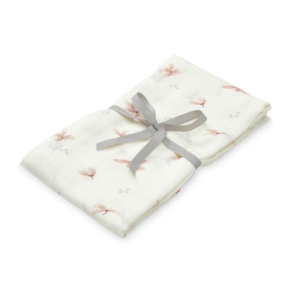 Cam Cam Wickeltuch „Wildflower Creme“ 01