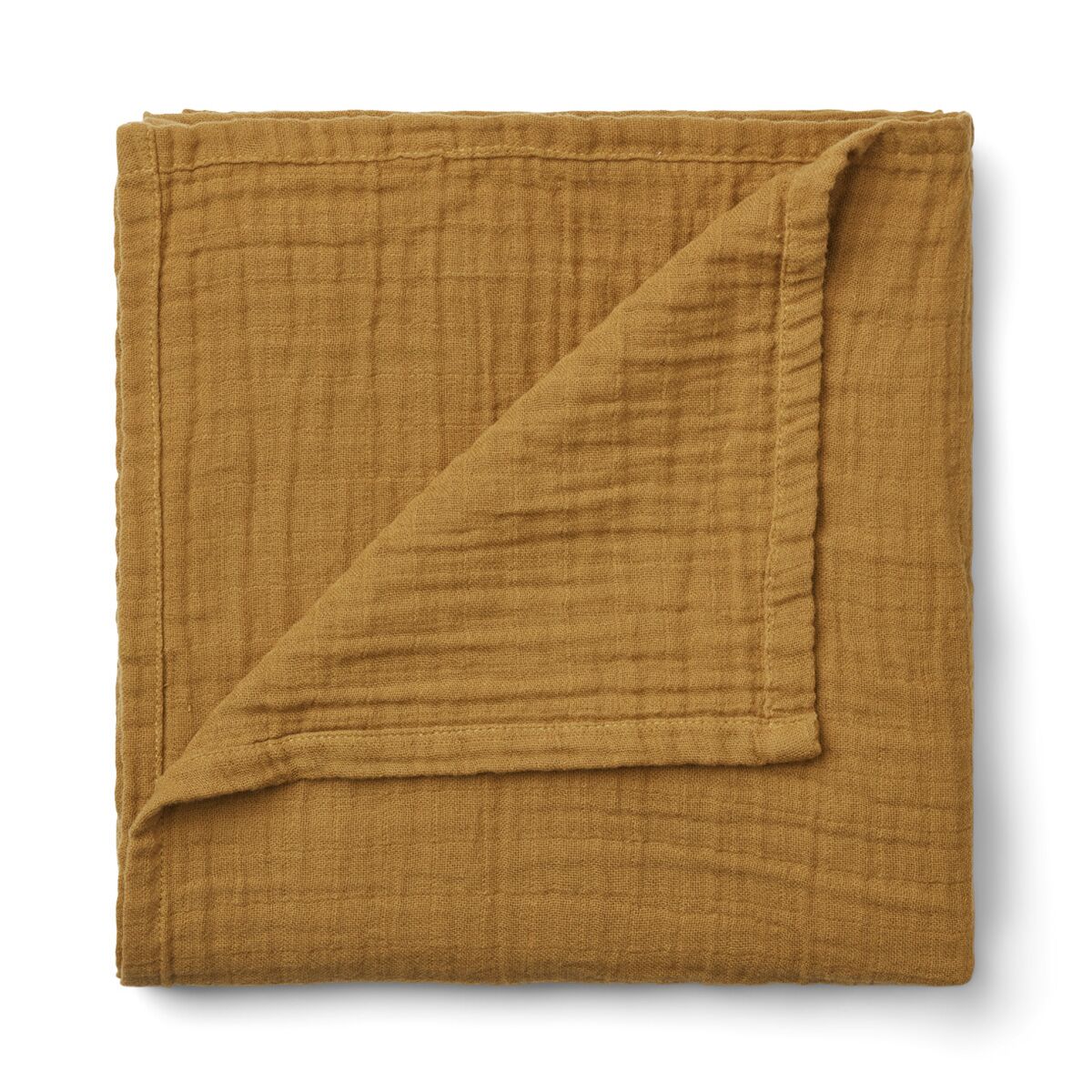 Liewood Ben Musselin Wickeltuch „Golden caramel“, 110x110cm