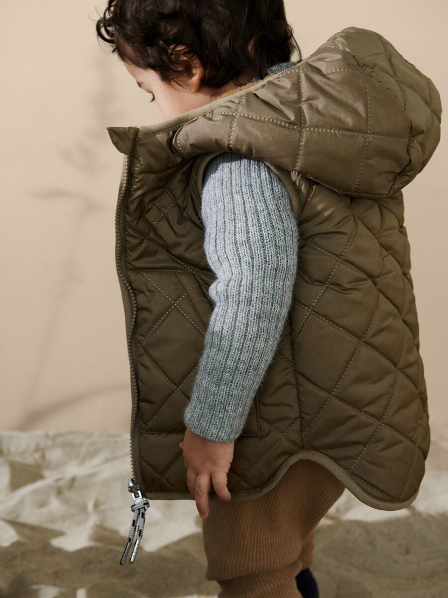 Liewood Diana Thermo-Wendeweste für Kinder „Khaki“