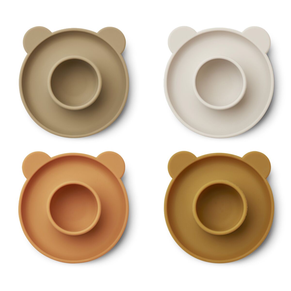 Liewood Janus Silikon Eierbecher-Set „Mr Bear oat multi mix“, 4-teilig 02