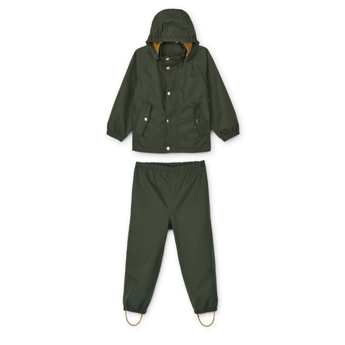DELISTED Liewood Parker Regenbekleidungs-Set „Hunter green“ – Bild 3