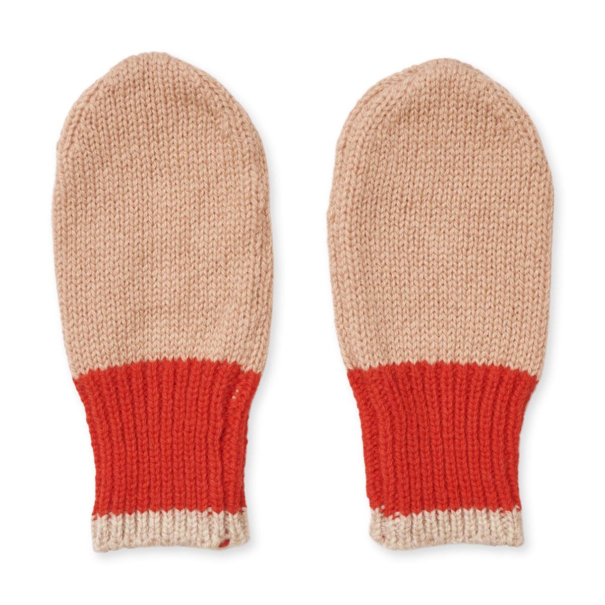 Liewood Baby-Fäustlinge Pipi aus Merionwolle „Tuscany rose multi mix“, 0-12M, OEKO-TEX®