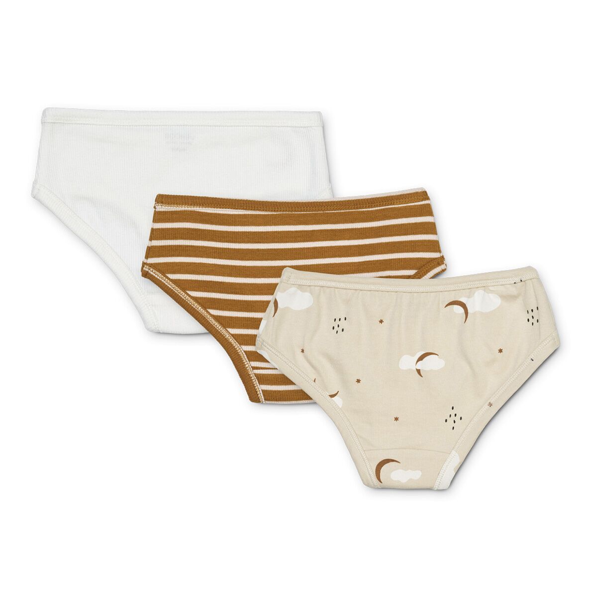 Liewood Kinder-Unterhosen Nanette „Stargazer / Foggy mix 2“, 3er-Set, 2-11 Jahre