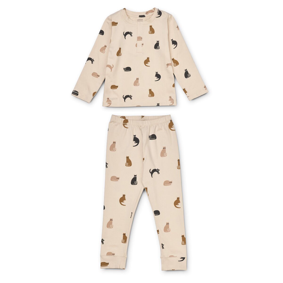 Liewood Pyjama-Set Wilhelm „Miauw / Apple blossom mix“, 2-7 Jahre