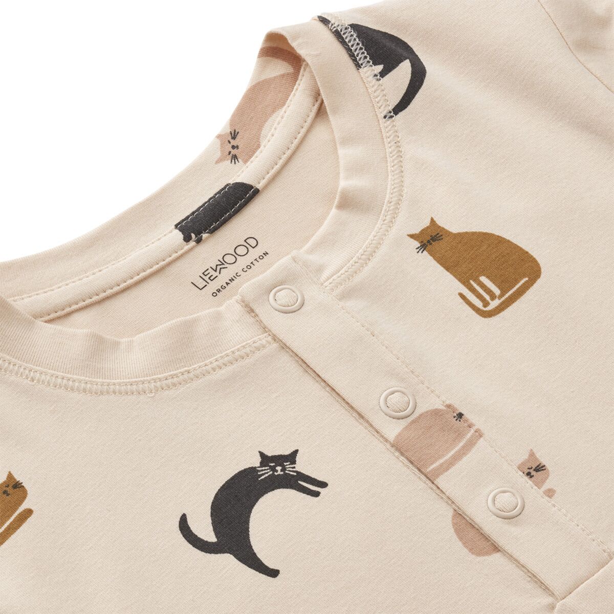 Liewood Pyjama-Set Wilhelm „Miauw / Apple blossom mix“, 2-7 Jahre