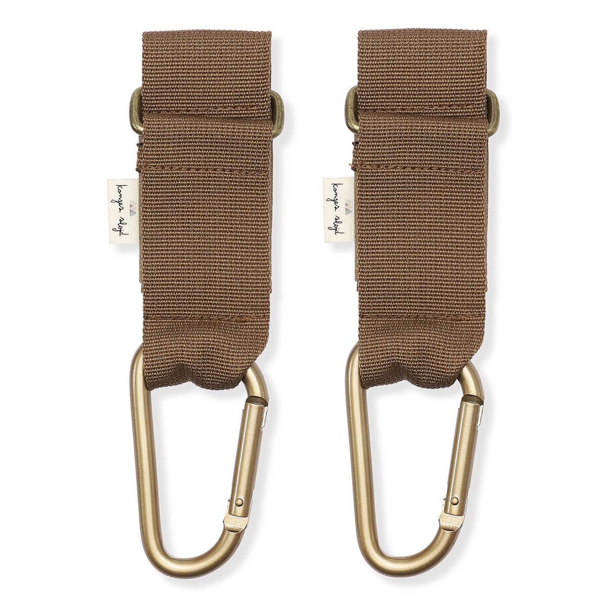 Konges Sløjd Wickeltaschenbefestigung „Walnut“, 2er-Set
