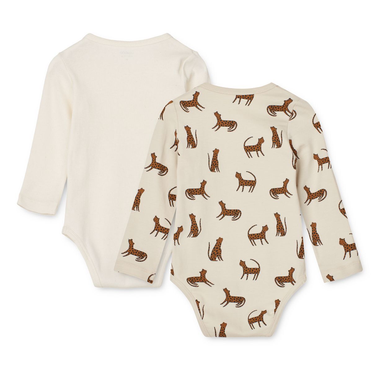 Liewood Baby-Body Yanni „Leopard sandy / Creme de la creme“, 2er-Set, Gr. 68-74, 92 – Bild 2