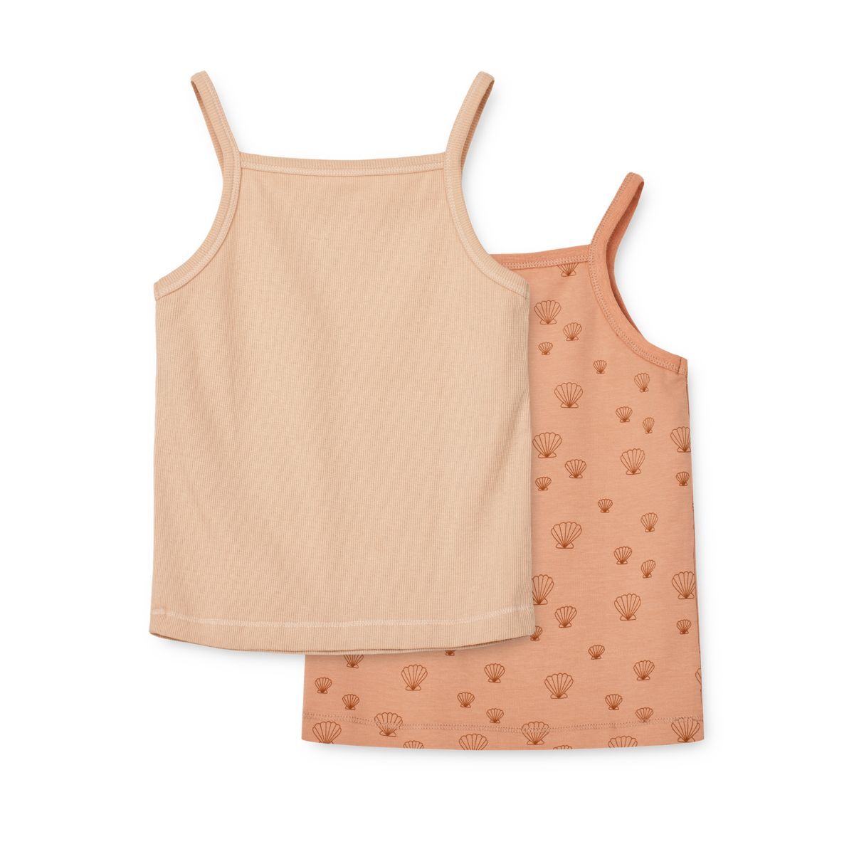 Liewood Kinder-Unterhemd Naomi „Sea shell Pale tuscany / Apple blossom“, 2er-Set, Gr. 86/92 – Bild 2