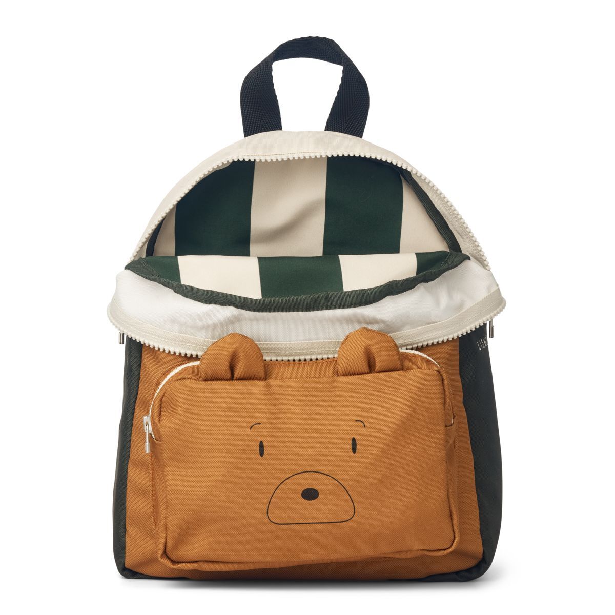 DELISTED Liewood Allan Rucksack „Mr Bear golden caramel multi mix“, mittel, 28x23x11cm, 3-7 Jahre – Bild 2