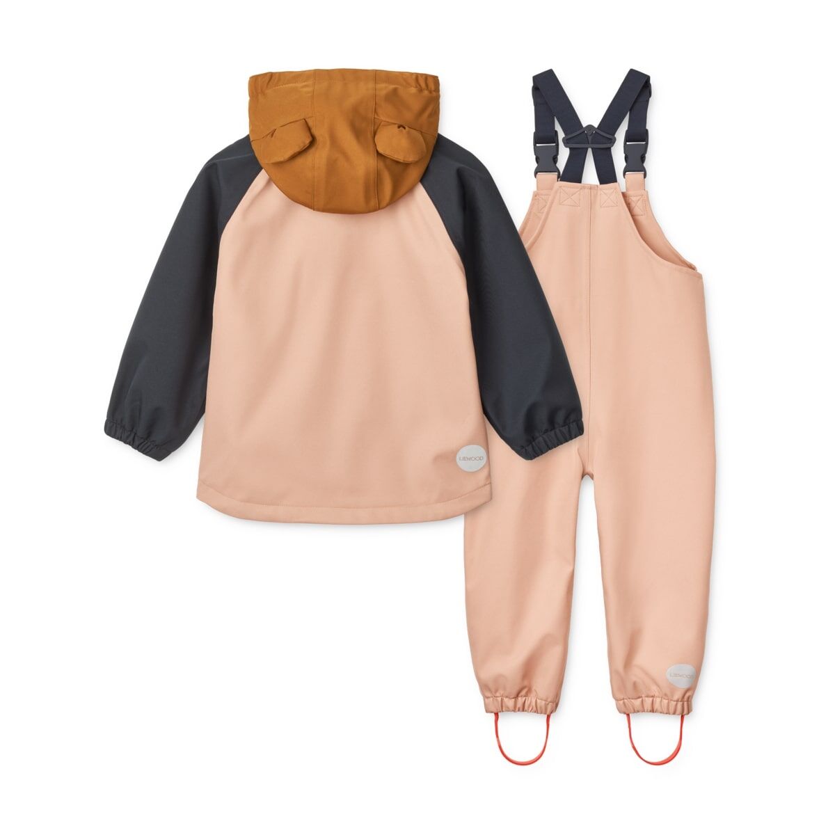 DELISTED Liewood Dakota Regenbekleidungs-Set „Tuscany rose mix“, Jacke und Hose – Bild 2