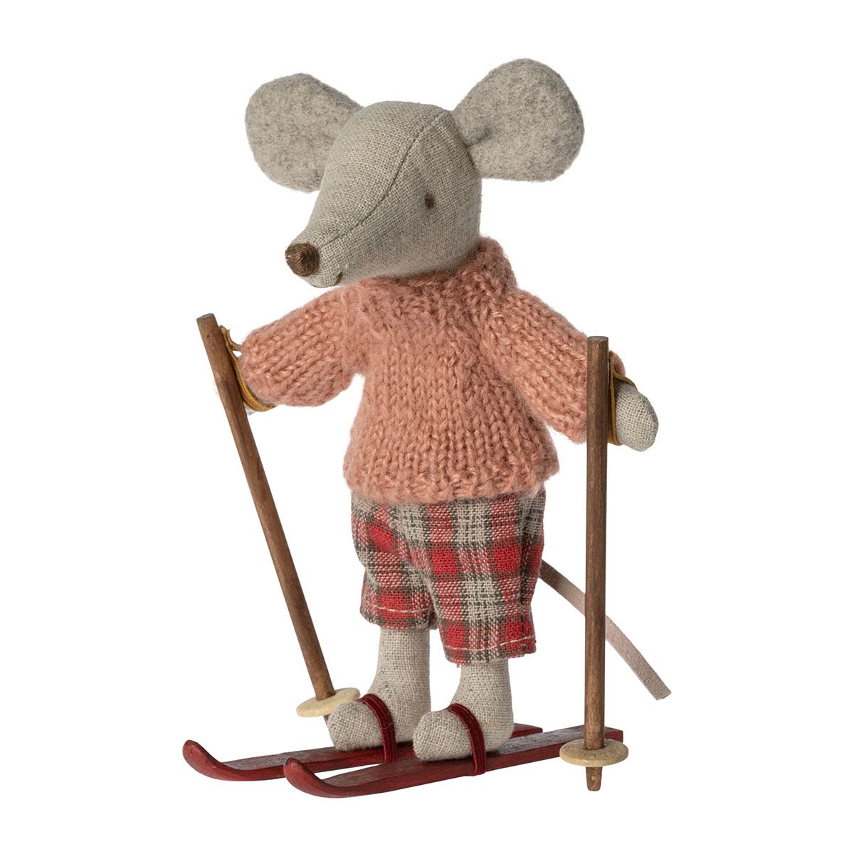 Maileg Big Sister Wintermaus mit Ski