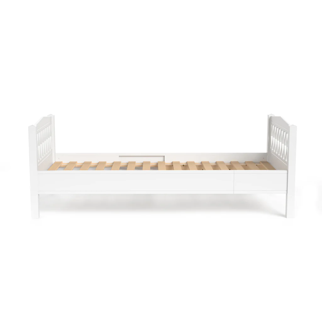 Cam Cam Juniorbett Harlekin „Weiß“, ausziehbar, 160/200x90cm – Bild 3