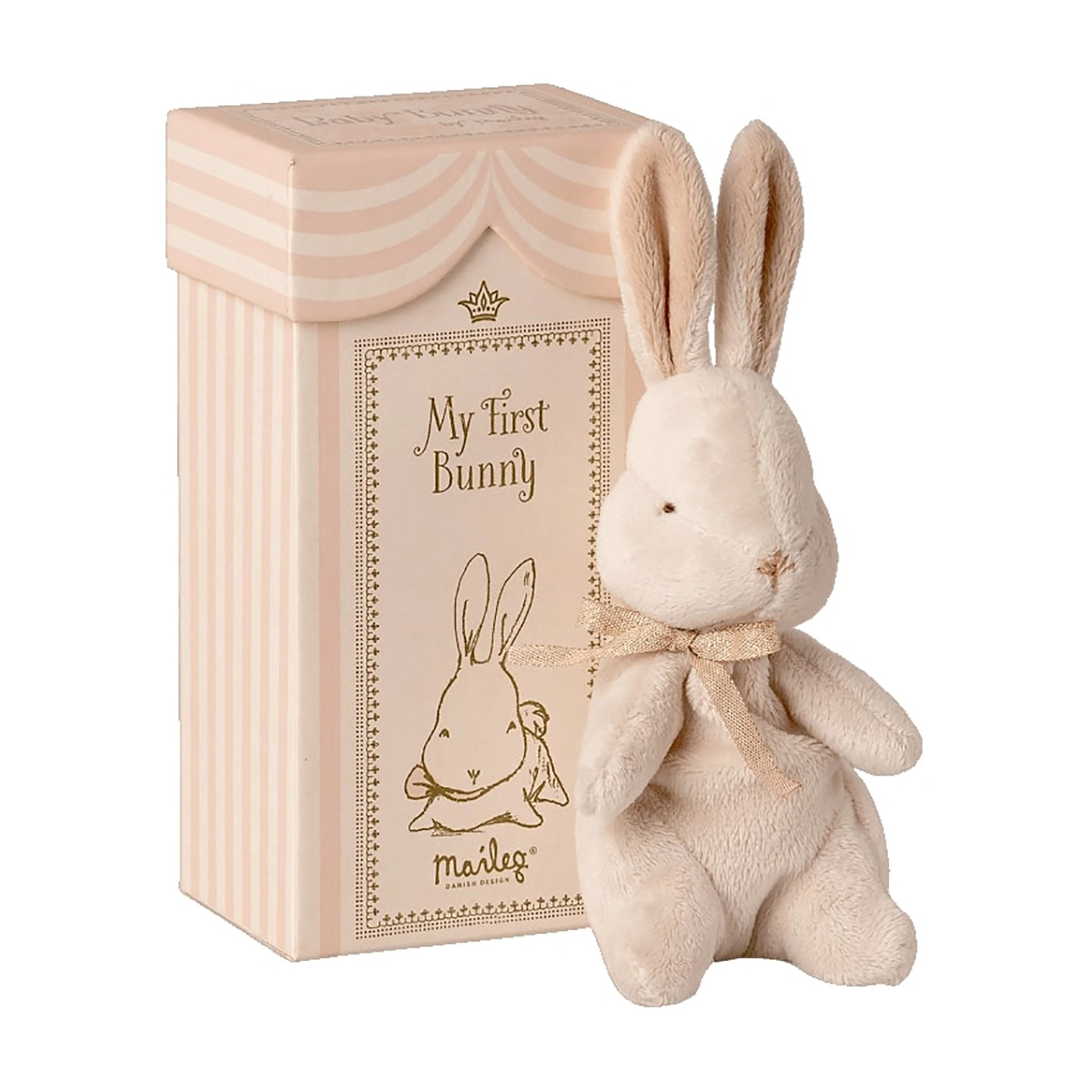 DELISTED Maileg Stofftier „Mein erster Hase / Dusty rose“, H18cm