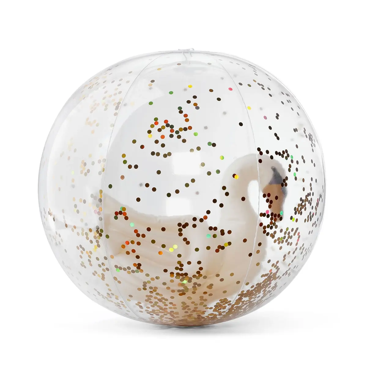 Konges Sløjd Wasserball „Schwan“, transparent, ø40cm