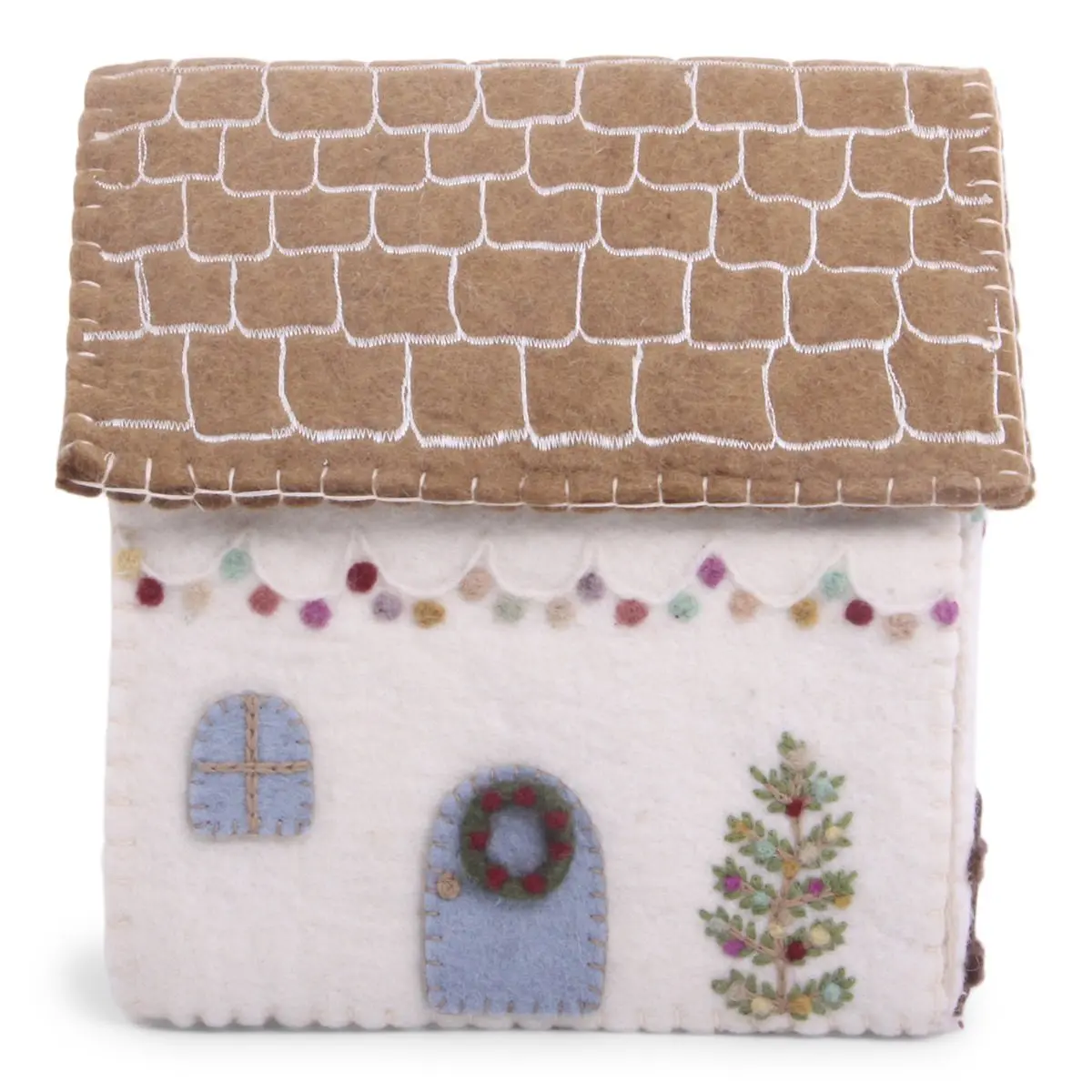 Gry & Sif Puppenhaus Kollektion „Puppenhaus mit Lichterkette“ 22x16x25cm – Bild 4