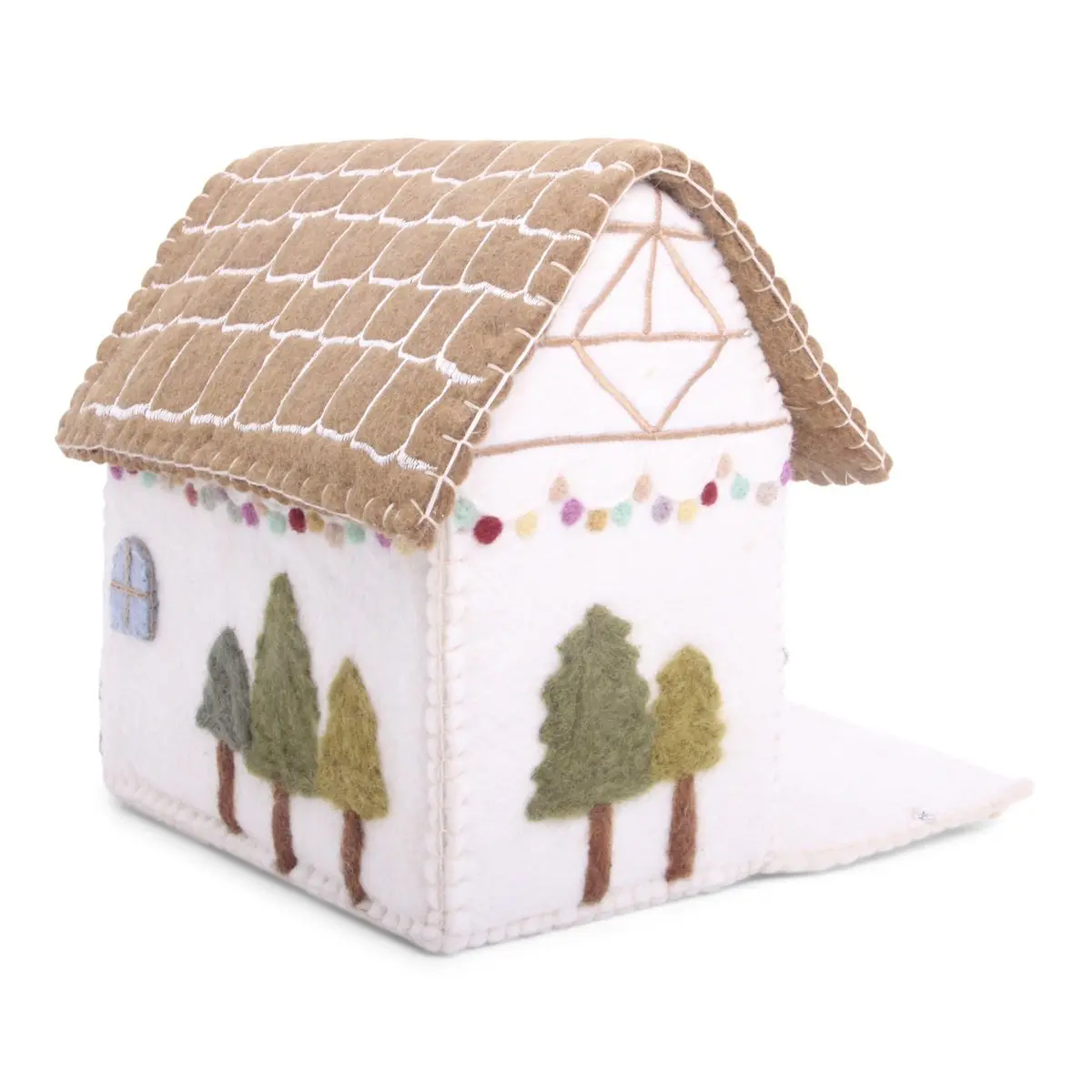Gry & Sif Puppenhaus Kollektion „Puppenhaus mit Lichterkette“ 22x16x25cm – Bild 2