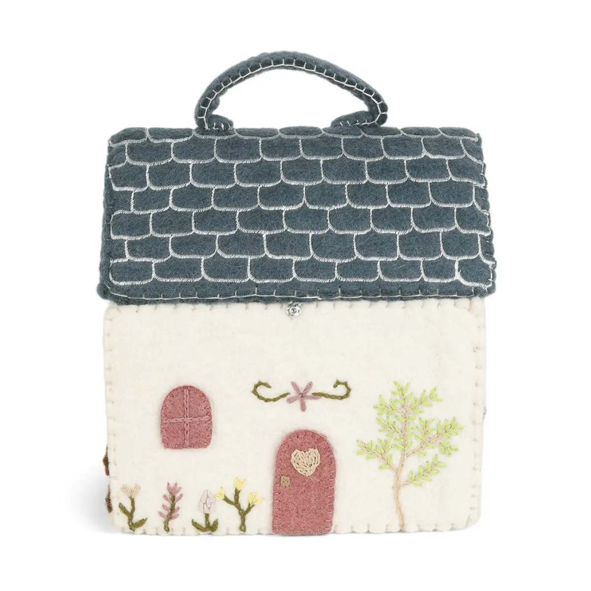 Gry & Sif Puppenhaus Kollektion „Puppenhaus mit blauem Dach“