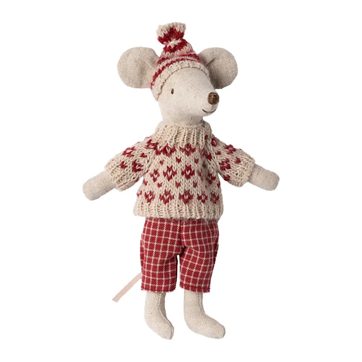 Maileg Mama Wintermaus mit Ski