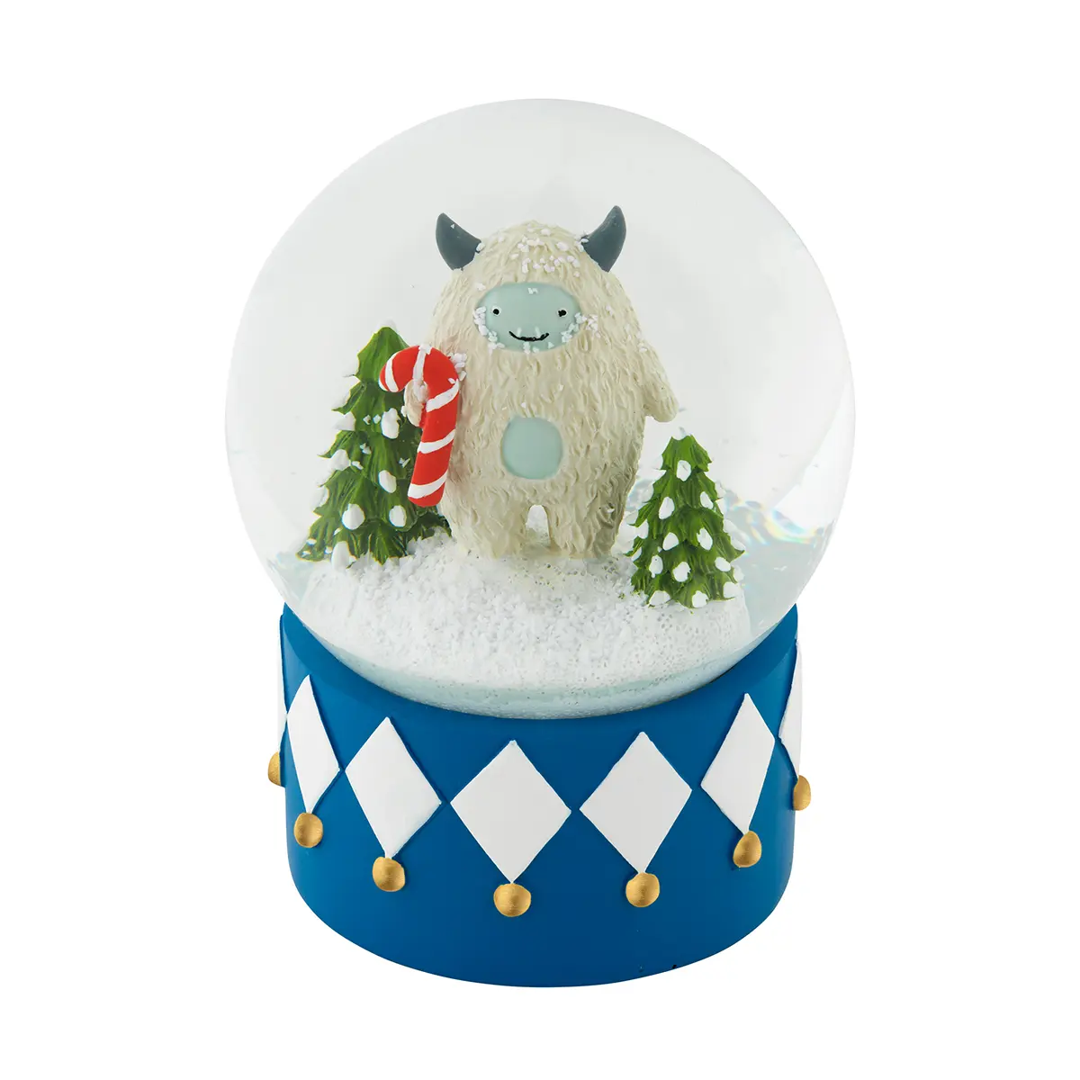 Fabelab Schneekugel „Yeti“, 10x13 cm