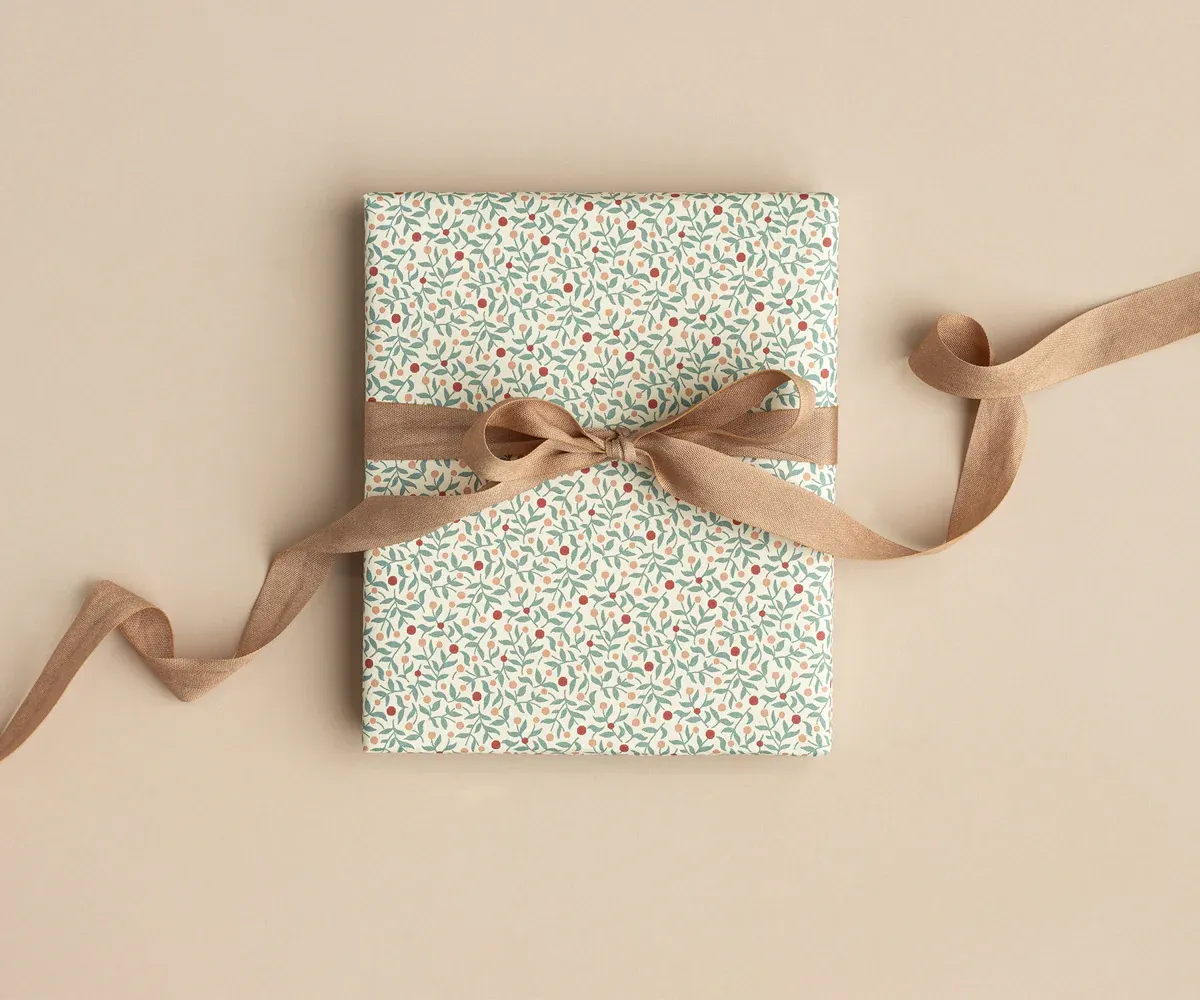 Maileg Geschenkband „Leichtes Braun“ 10m x 1,8cm
