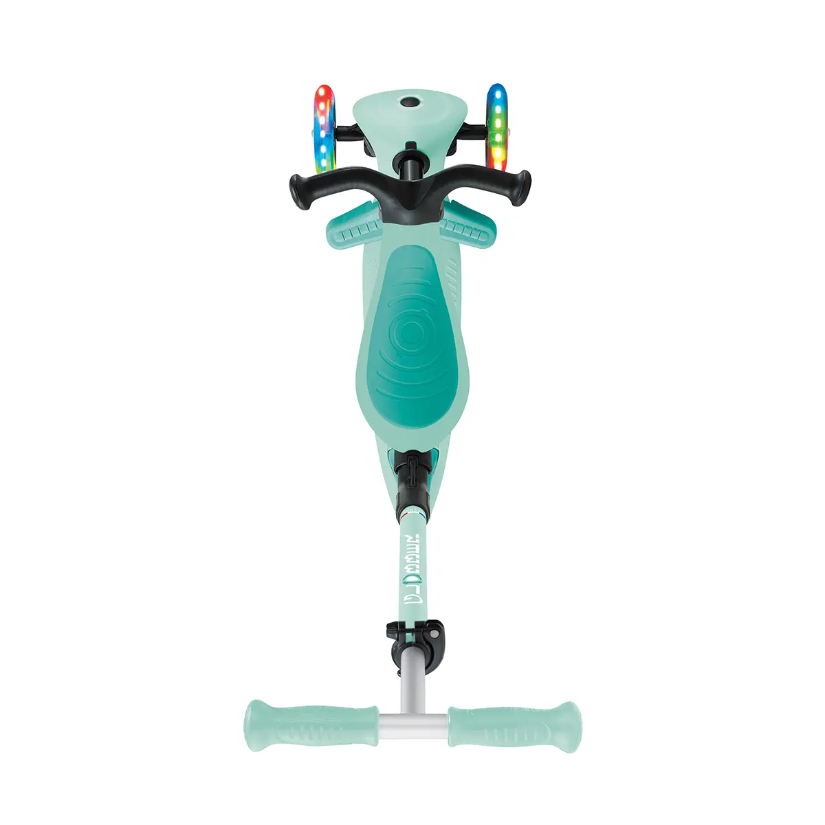 Globber Roller Go-Up Active Lights mit Leuchtrollen – dark mint, 15M-3J