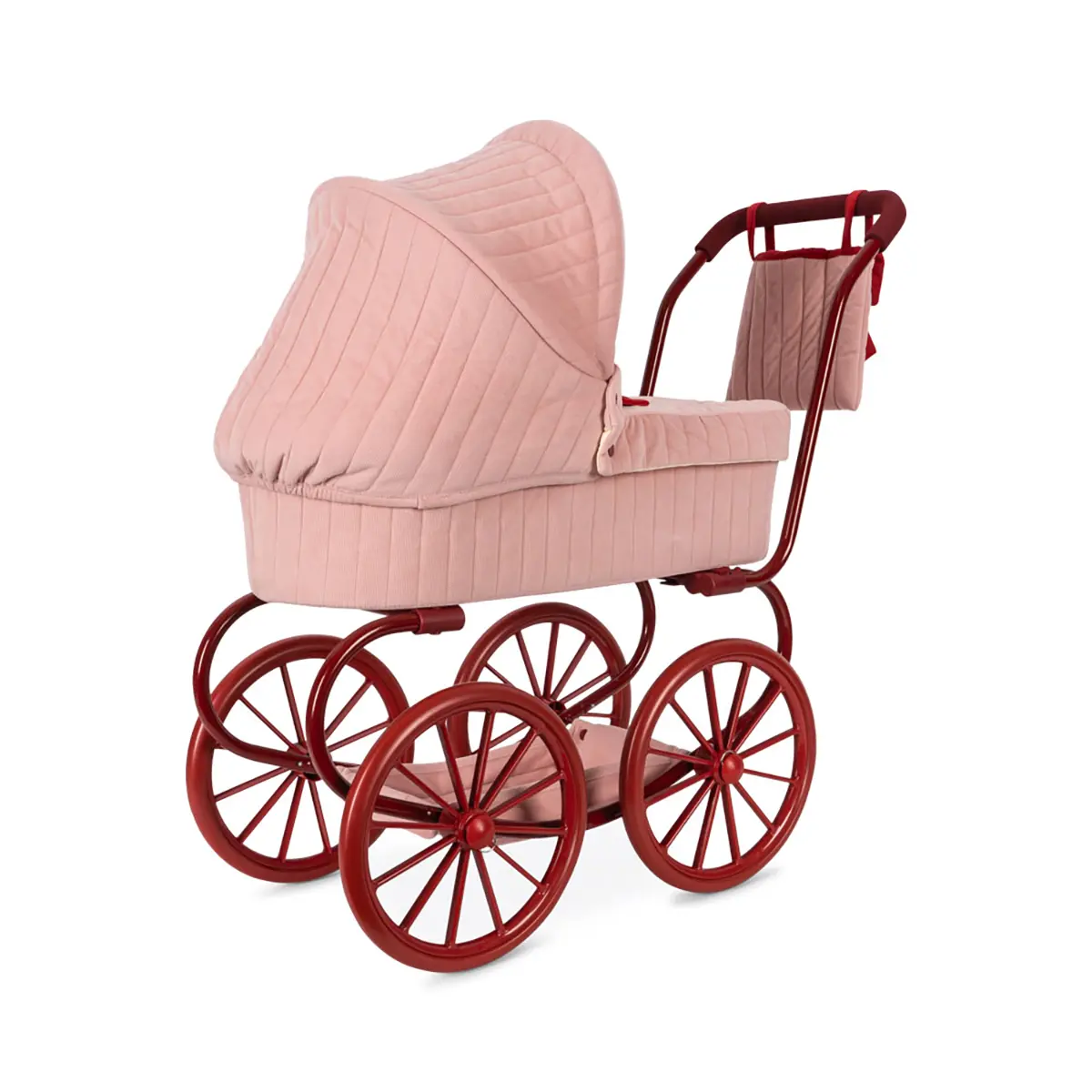 Konges Sløjd Minnie Puppenwagen Lulu „Strawberry Ice“, niedrige Version