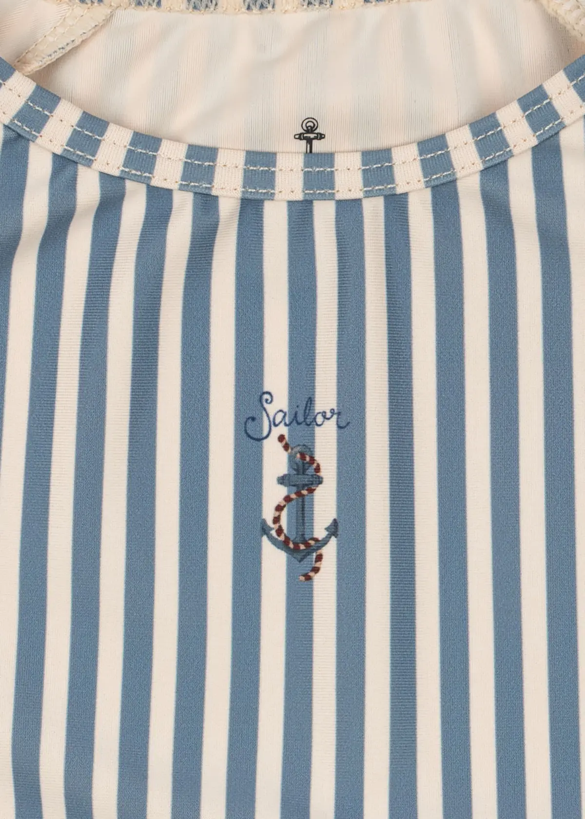 Konges Sløjd Langarm-Schwimm-T-Shirt Aster „Sailor Stripe“