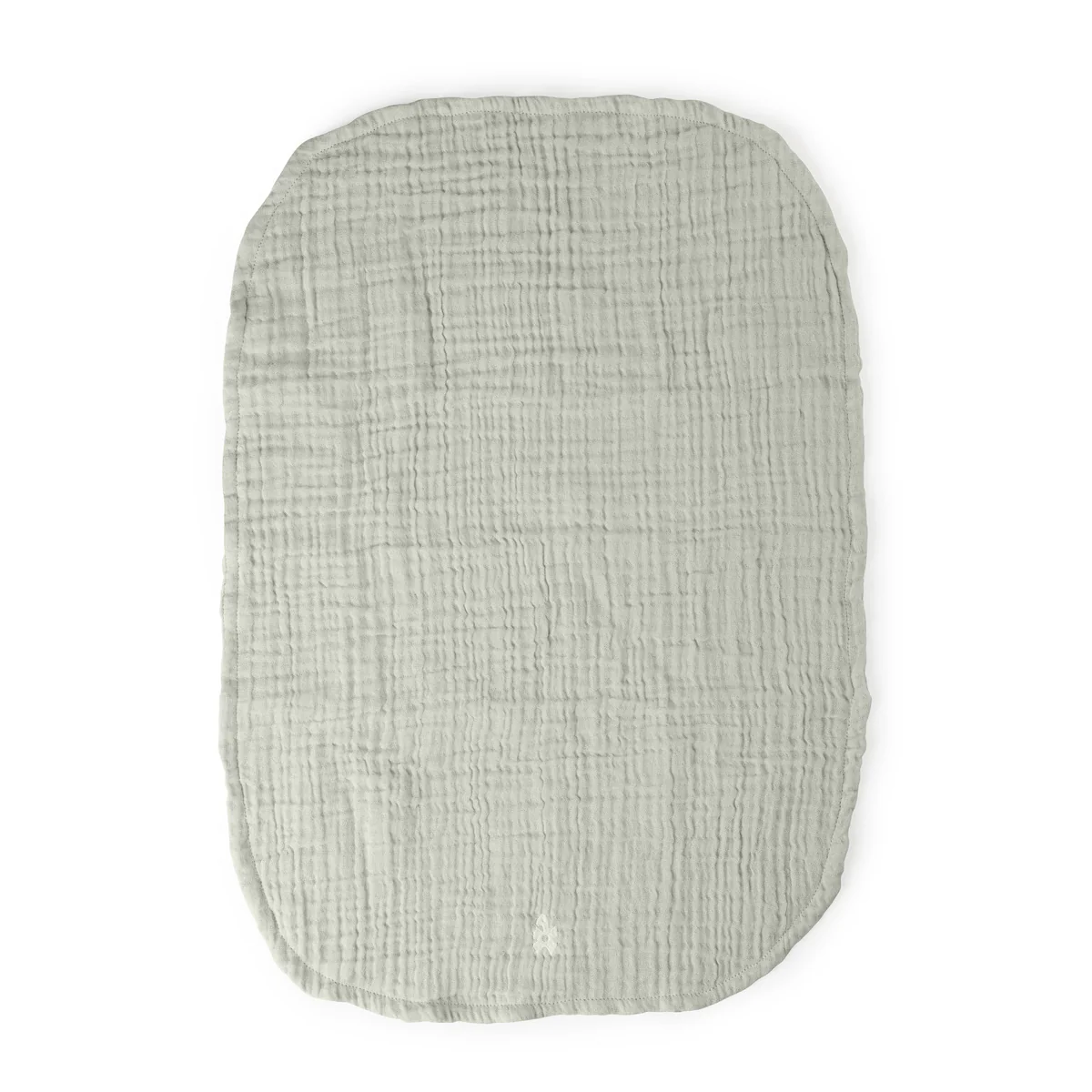 Sebra Musselin Wickelunterlagen 2er-Set „Mist green“