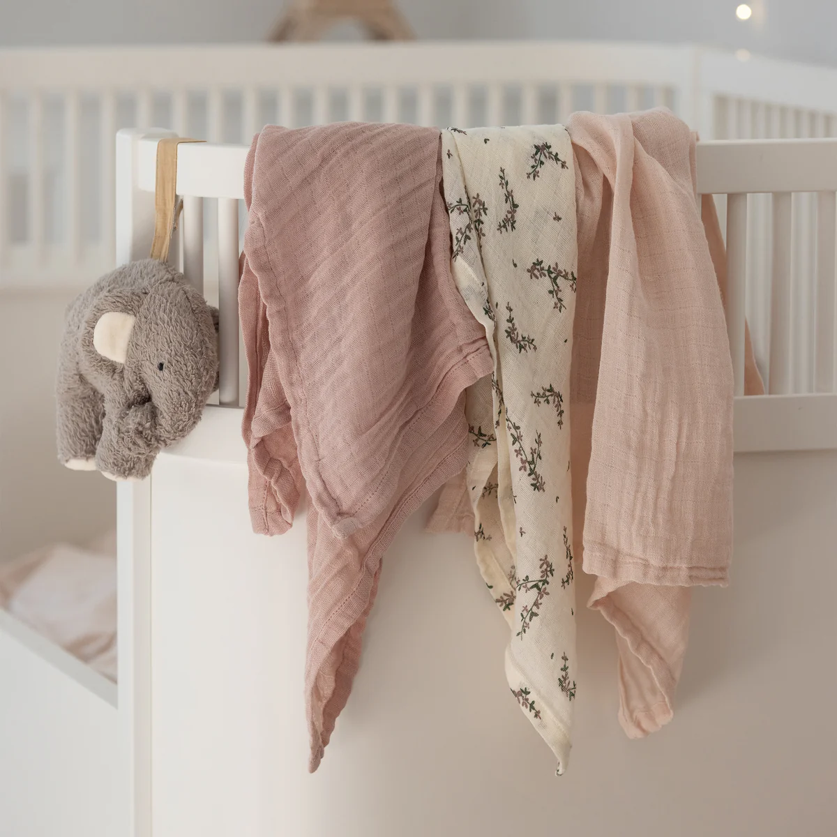 Sebra Spucktücher „Powder blossom“, 3er Set