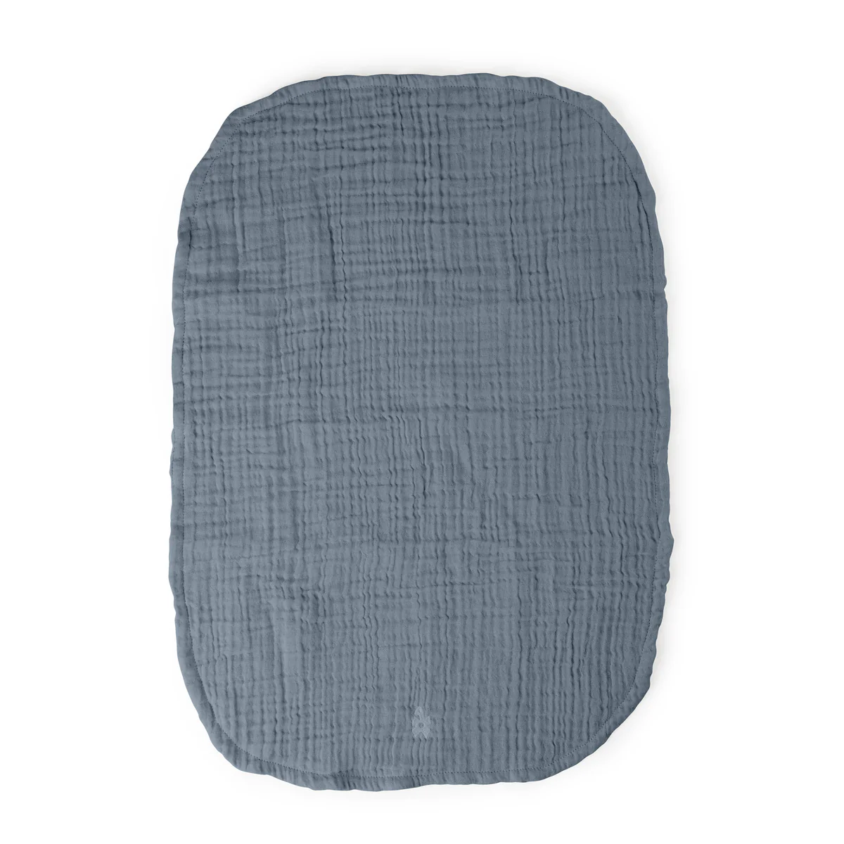 Sebra Wickelunterlagen 2er-Set „Forest lake blue“ Musselin