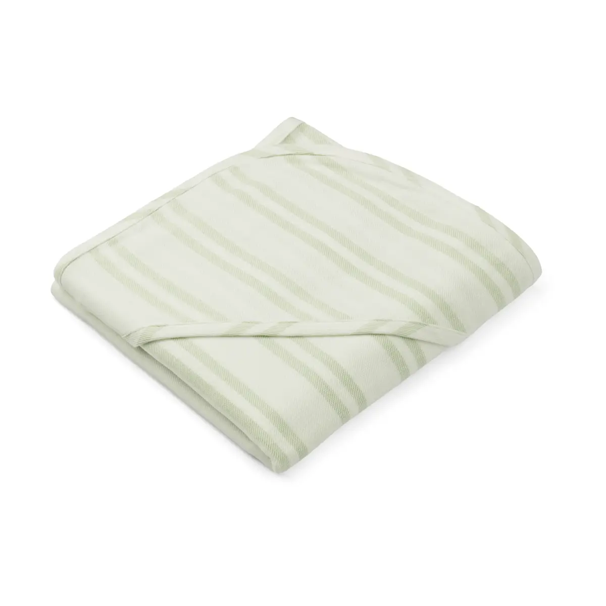 Liewood Kapuzenhandtuch Mie „Creme de la creme : Dusty mint“, 100x100cm