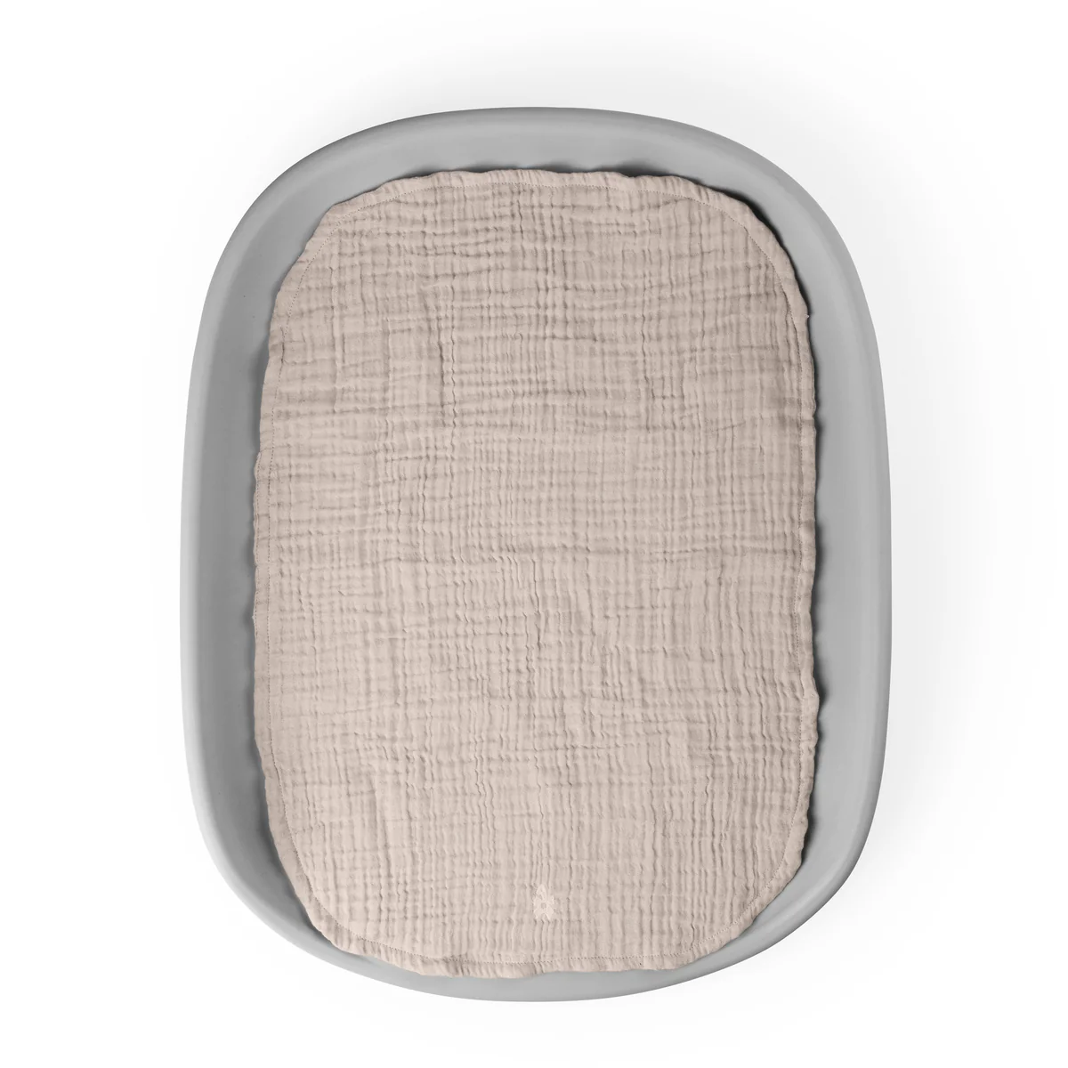 Sebra Musselin Wickelunterlagen 2er-Set „Beige“