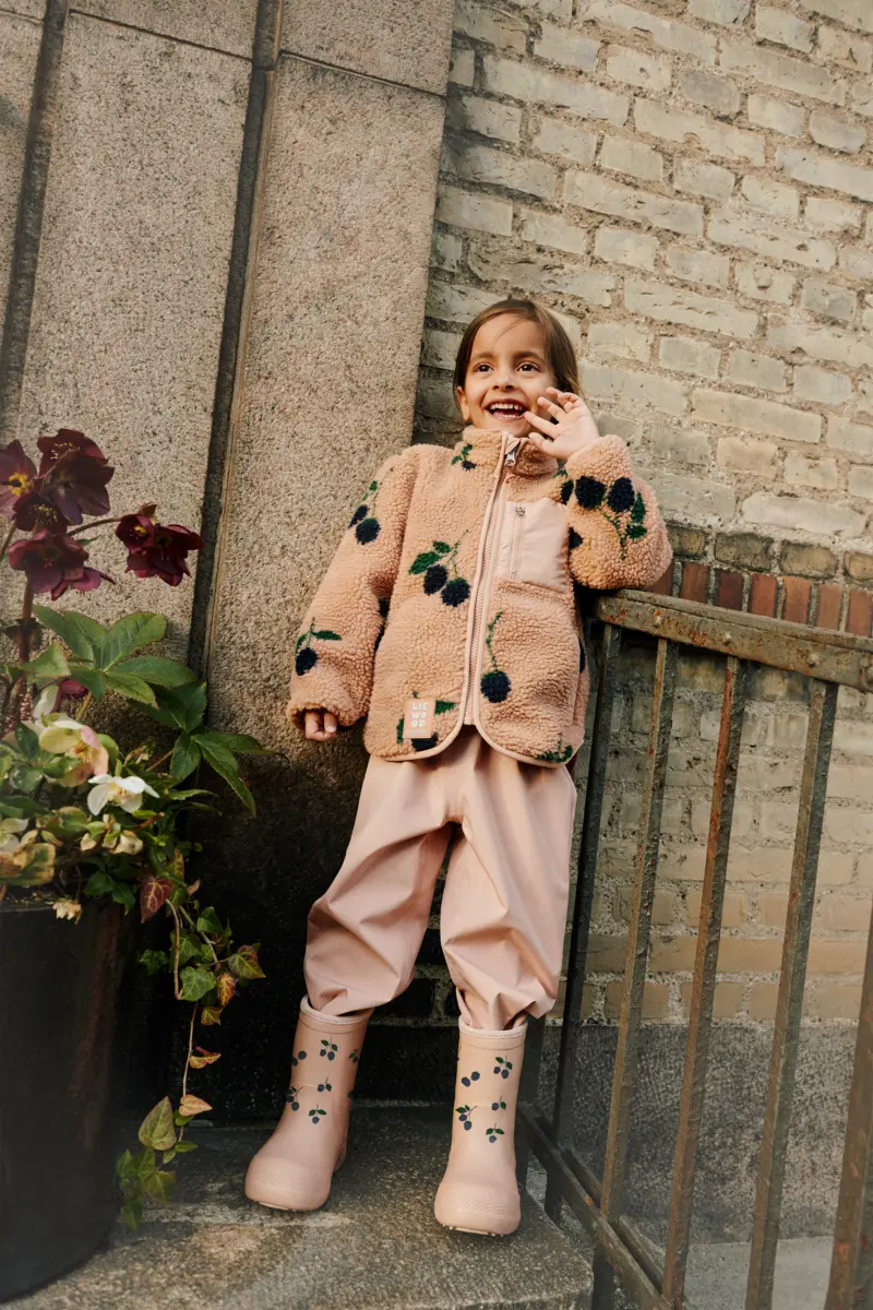 Liewood Nolan Sherpa Jacke für Kinder „Berry : Pale Tuscany“