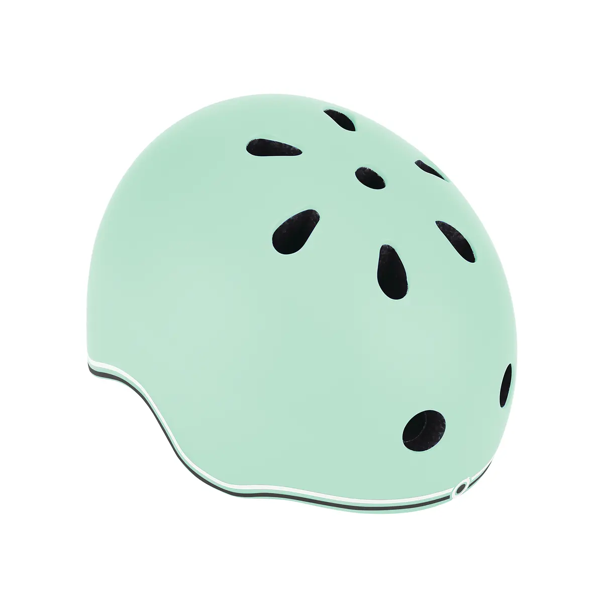 Globber Kinderhelm GO-UP Lights, mint, Gr. XS/S, 45-51 cm, mit Rücklicht