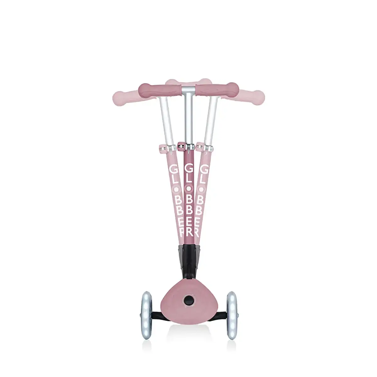 Globber Roller Junior Foldable Lights ECO mit Leuchtrollen – Beere, 2-6 Jahre, Modell 2025