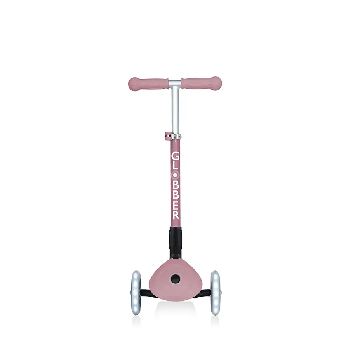 Globber Roller Junior Foldable Lights ECO mit Leuchtrollen – Beere, 2-6 Jahre, Modell 2025