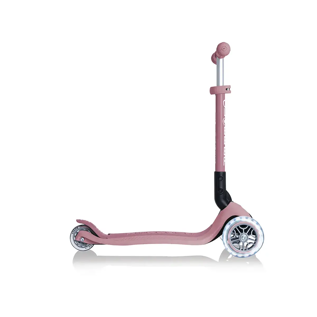 Globber Roller Junior Foldable Lights ECO mit Leuchtrollen – Beere, 2-6 Jahre, Modell 2025