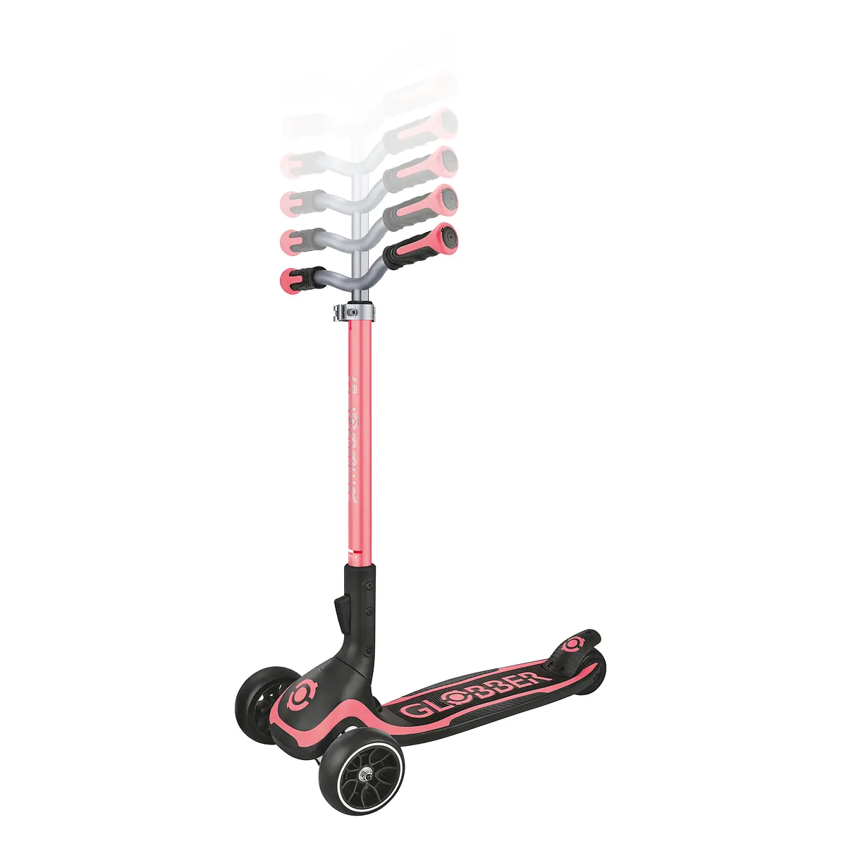Globber Roller Ultimum – Coral/Pink, 5-99 Jahre, bis 100kg